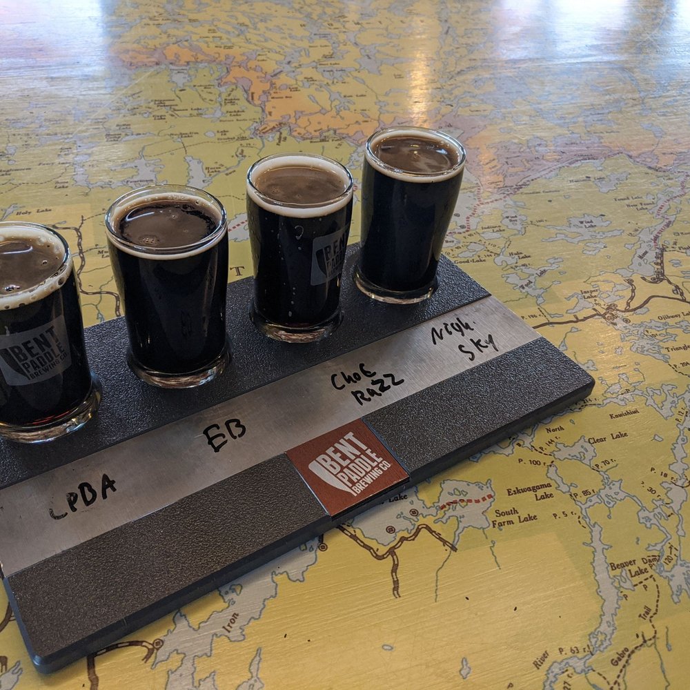 Bent Paddle Brewing - Taproom - My tasty flight! - Brewpubs Near Me - Duluth, Minnesota Bent Paddle Brewing - Taproom - My tasty flight! - Brewpubs Near Me - Duluth, Minnesota