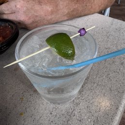 Vodka soda w lime. Cute pick. Vodka soda w lime. Cute pick.