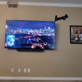 OC AV Installs - Eric with OC AV installs, knocked it out of the park installing my new 75" Sony TV! - Home Theatre Installation Near Me OC AV Installs - Eric with OC AV installs, knocked it out of the park installing my new 75" Sony TV! - Home Theatre Installation Near Me