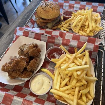 Bad Ass Burgers - Oops... the burgers and the wings BOTH come with fries... good thing I like fries! - Burgers Near Me - Orlando, Florida Bad Ass Burgers - Oops... the burgers and the wings BOTH come with fries... good thing I like fries! - Burgers Near Me - Orlando, Florida