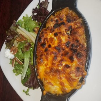 FnG Eats - Bison mac n cheese... might as well be ground beef because texture and taste was the same. Taste like chili mac. $18!!! - New American Near Me - Keller, Texas FnG Eats - Bison mac n cheese... might as well be ground beef because texture and taste was the same. Taste like chili mac. $18!!! - New American Near Me - Keller, Texas