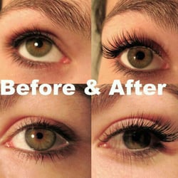 Eyelash Extension Before And After