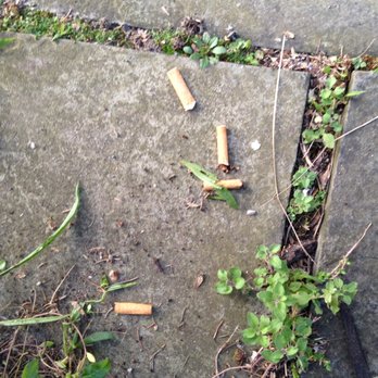 Do It All Contracting - Just SOME of the cigarette butts Do It All Contracting did not clean up. - General Contractors Near Me - Rochester, New York