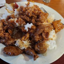 Misc meats and rice