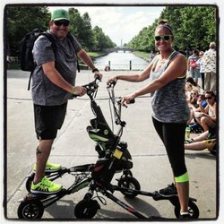 Trikke STL - Trikke STL Guided Tours at Ribfest in New Town!