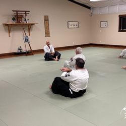Kiryu Aikido - Colorado - Falling practice before Aikido at our new dojo location in Parker Colorado