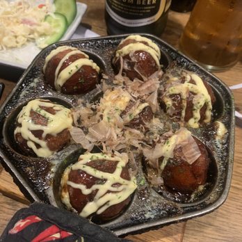 Mr Max - Takoyaki Ball Shaped Octopus Puffs - Sushi Bars Near Me - Irving, Texas
