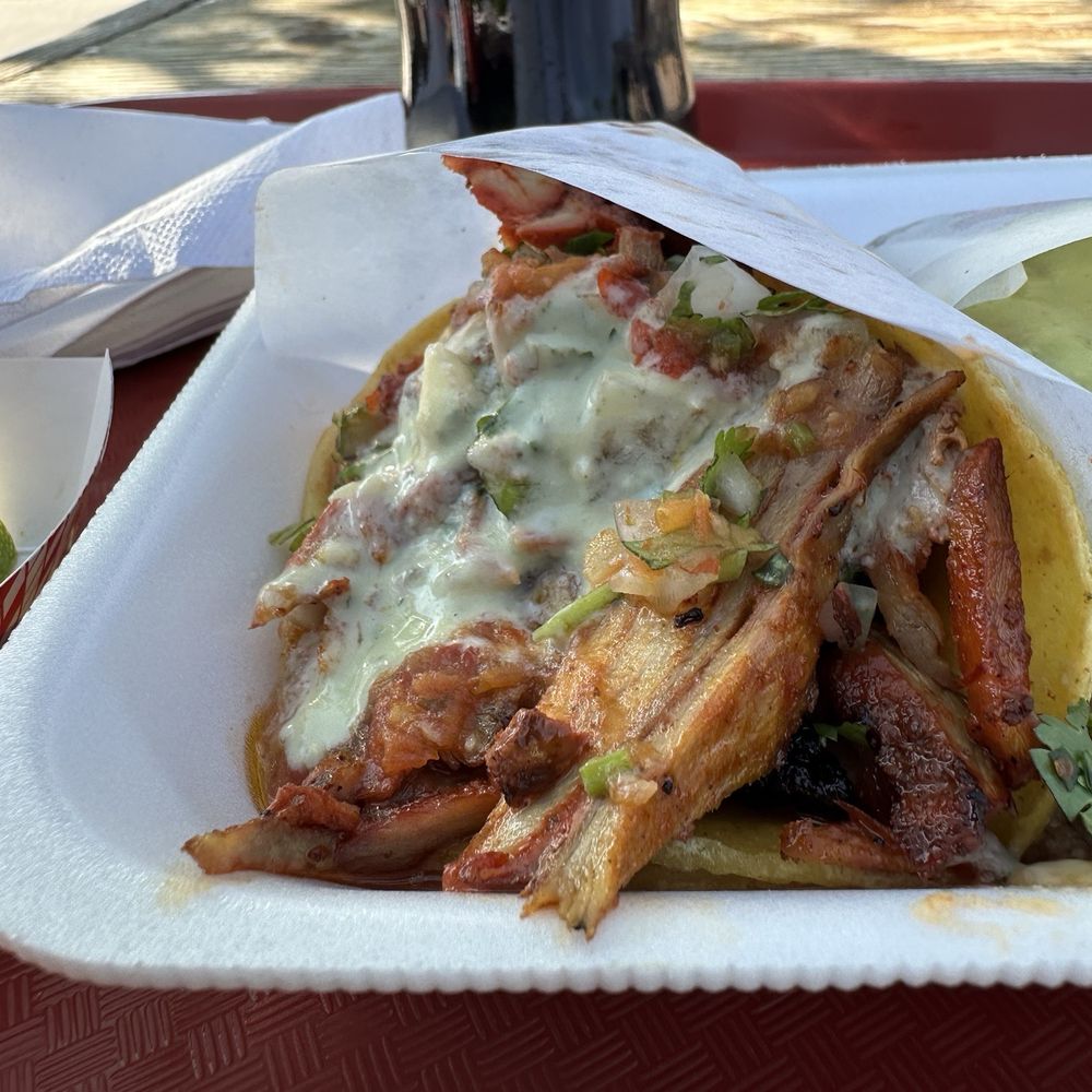 Tacos La Central - Adobada taco - with everything - Mexican Near Me - Colton, California Tacos La Central - Adobada taco - with everything - Mexican Near Me - Colton, California