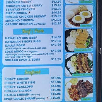 Big Island Hawaiian BBQ - Menu - Hawaiian Near Me - Norco, California