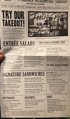 Menu photo 3 Corner Mercantile Pittsburgh, PA Menu photo 3 Corner Mercantile Pittsburgh, PA