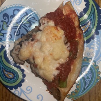 Kitchen 17 - Personal Pizza w/onions, bell peppers, mushrooms and black olives - Vegan Near Me - Chicago, Illinois