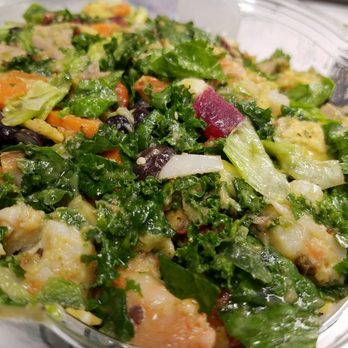 Chopt Creative Salad Co. - Mexicali Vegan base added shrimp, steak, carrots and beets - Salad Near Me - New York, New York Chopt Creative Salad Co. - Mexicali Vegan base added shrimp, steak, carrots and beets - Salad Near Me - New York, New York