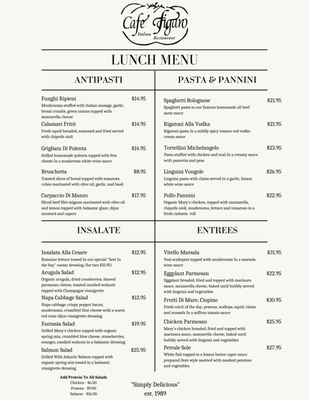 Menu photo 6 Café Figaro Burlingame, CA Menu photo 6 Café Figaro Burlingame, CA