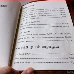T-Class - menu - Bars Near Me - Villajoyosa, A