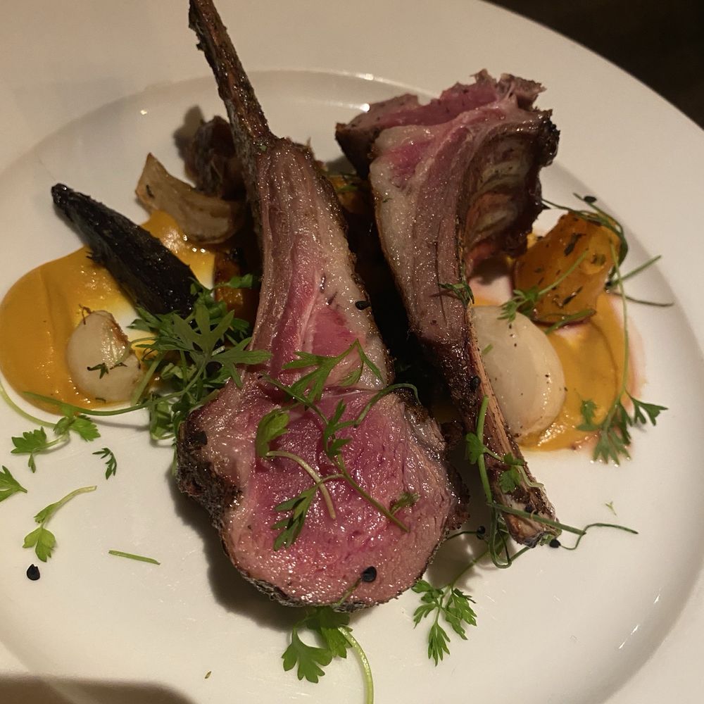 Orsay - Rack of Lamb with vegetables - French Near Me - Jacksonville, Florida Orsay - Rack of Lamb with vegetables - French Near Me - Jacksonville, Florida