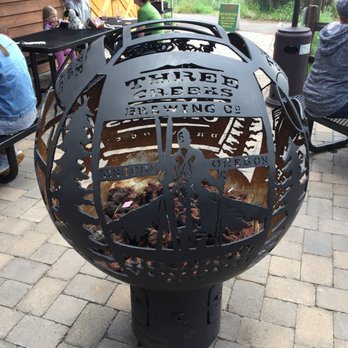 Three Creeks Brew Pub - Super Cool Fire pit Ball! - Breweries Near Me - Sisters, Oregon Three Creeks Brew Pub - Super Cool Fire pit Ball! - Breweries Near Me - Sisters, Oregon