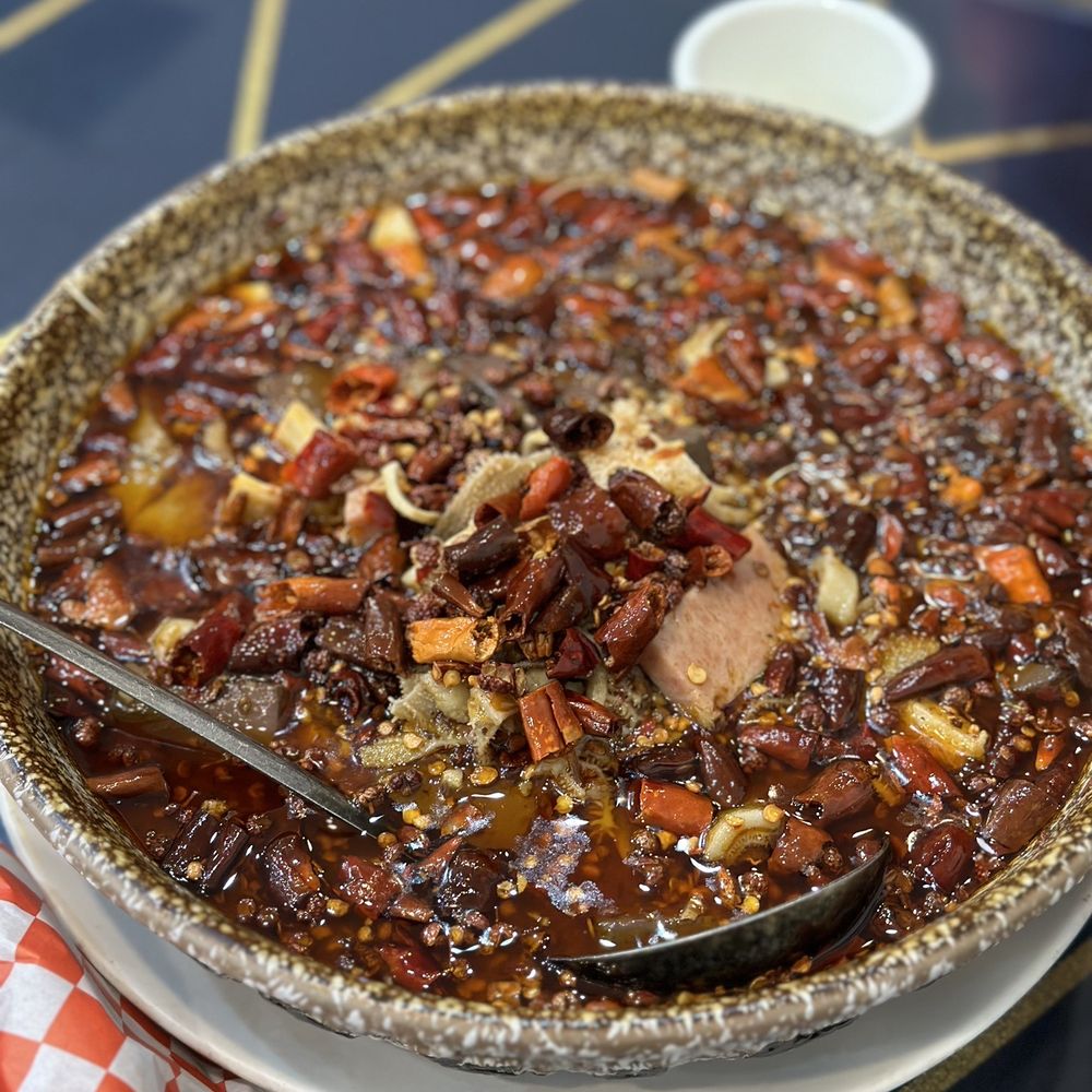 Chef Zhao Bistro - Leaf Tripe W. Blood Pudding & Spam - Szechuan Near Me - San Mateo, California