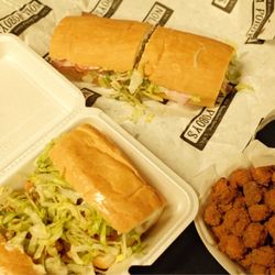 Fried Okra, Cold Big Easy (Roast Beef & Ham), Da Yat