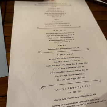 Angler - Menu - Seafood Near Me - San Francisco, California Angler - Menu - Seafood Near Me - San Francisco, California