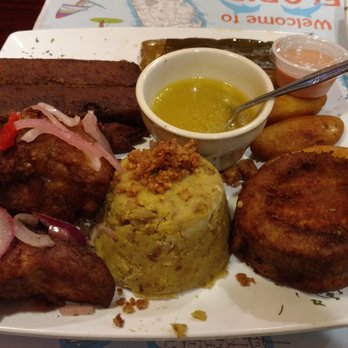 El Rinconcito De Santa Barbara - Bandeja Boricua. Fed 2 people with plenty left over. - Latin American Near Me - Hialeah, Florida