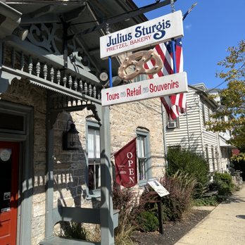 Julius Sturgis Pretzel Bakery - Bakeries Near Me - Lititz, Pennsylvania Julius Sturgis Pretzel Bakery - Bakeries Near Me - Lititz, Pennsylvania