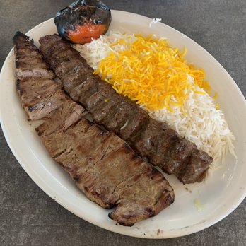 Yas Restaurant - #29 Soltani (Filet Mignon and Koobideh) $33.95 - Persian/Iranian Near Me - San Jose, California Yas Restaurant - #29 Soltani (Filet Mignon and Koobideh) $33.95 - Persian/Iranian Near Me - San Jose, California