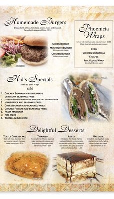 Menu photo 8 Cafe Phoenicia Denham Springs, LA Menu photo 8 Cafe Phoenicia Denham Springs, LA