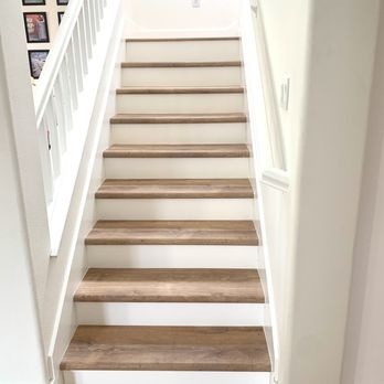 Midtown Flooring - Oscar did an amazing job installing our LVP stairs, risers and side skirts! - Carpeting Near Me - Los Angeles, California Midtown Flooring - Oscar did an amazing job installing our LVP stairs, risers and side skirts! - Carpeting Near Me - Los Angeles, California