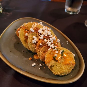Lucille's - Fried green tomatoes- excellent! - New American Near Me - Houston, Texas Lucille's - Fried green tomatoes- excellent! - New American Near Me - Houston, Texas