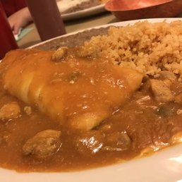 Chicken smothered burro baby Chicken smothered burro baby