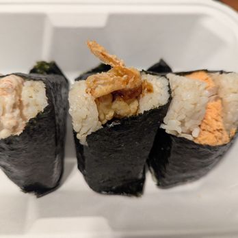 Onigilly Japanese Kitchen - Snow crab, tempura shrimp, and baked salmon - Japanese Near Me - Palo Alto, California Onigilly Japanese Kitchen - Snow crab, tempura shrimp, and baked salmon - Japanese Near Me - Palo Alto, California