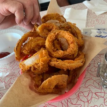 Ken's Chicken-N-Fish - BIG order of onion rings! - American Near Me - Breckenridge, Texas