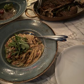 Catch - Mushroom pasta & steak - Sushi Bars Near Me - West Hollywood, California Catch - Mushroom pasta & steak - Sushi Bars Near Me - West Hollywood, California