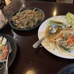 Drunken Noodle & Papaya Salad Drunken Noodle & Papaya Salad