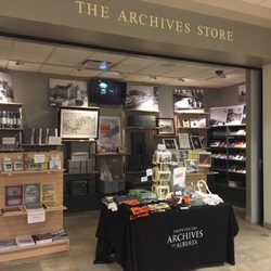 Provincial Archives of Alberta - The Archives Store has some books, archival boxes and supplies and a few gifts