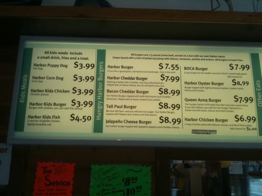 Menu photo 2 Hungry Harbor Grille Long Beach, WA