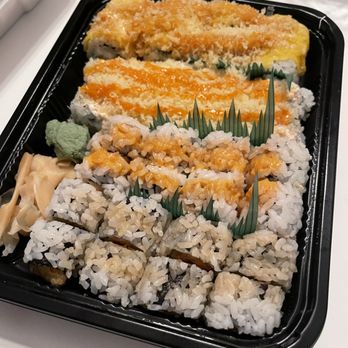 Sushiko Japanese Restaurant - V18. Vegan Crunch Spicy Tofu Roll, V9. Vegan Sweet Potato Roll, V48. Vegan Buddha Roll, V46. Vegan Jade Roll - Japanese Near Me - Jacksonville, Florida