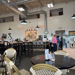 Inside - tables and bar seating