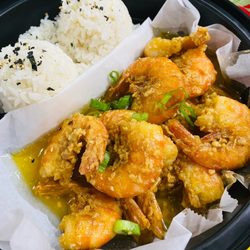 Tasty Hawaiian BBQ & Local Food - Shrimp Truck Style Plate