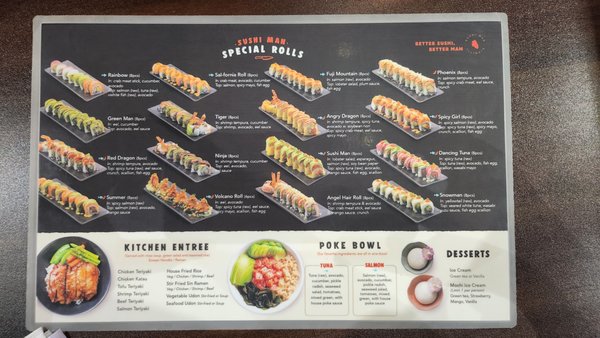 Menu photo 3 Sushi Man Champaign, IL