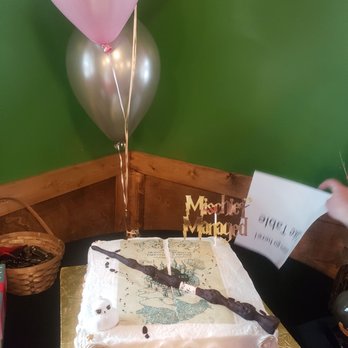 Flanagan's Pub - a birthday cake and balloons - Burgers Near Me - Blacklick, Ohio