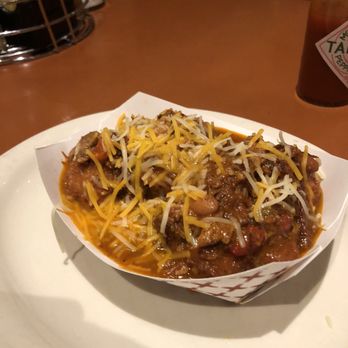 Fred 62 - The F-BOMB: fried balls of Mac n Cheese with chili and chunks of beef and melted cheese to top it all off - Diners Near Me - Los Angeles, California Fred 62 - The F-BOMB: fried balls of Mac n Cheese with chili and chunks of beef and melted cheese to top it all off - Diners Near Me - Los Angeles, California
