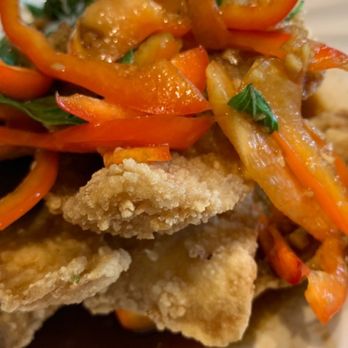 Boon Chu Thai Place - Tilapia Fillet With Basil - Thai Near Me - Elmhurst, New York
