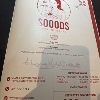 Sooods - Thai Near Me - Fort Lauderdale, Florida Sooods - Thai Near Me - Fort Lauderdale, Florida