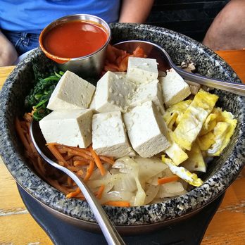 Bonchon Gaithersburg - Bibimbap eith steamed tofu - Korean Near Me - Gaithersburg, Maryland