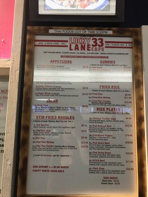 Menu photo 5 Lucky Lane 33 Cafe Castro Valley, CA Menu photo 5 Lucky Lane 33 Cafe Castro Valley, CA