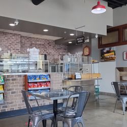 Sourdough & Co - Sacramento Valley Station - Good lunch. Excellent lemon cookie with white chocolate.