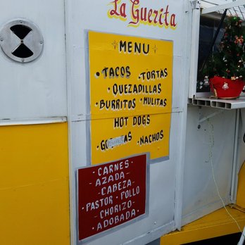 La Guerita - a yellow and white food truck - Mexican Near Me - Salem, Oregon