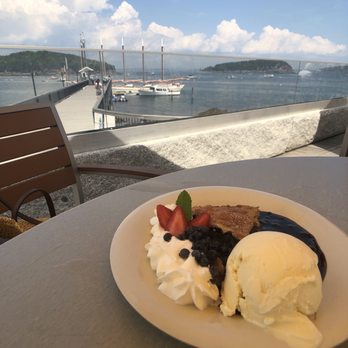 The Terrace Grille - Freshly Baked Wild Maine Blueberry Pie - Seafood Near Me - Bar Harbor, Maine The Terrace Grille - Freshly Baked Wild Maine Blueberry Pie - Seafood Near Me - Bar Harbor, Maine