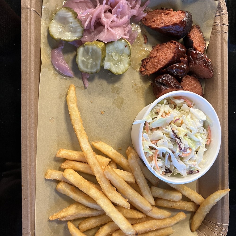Thompson Brewing - Bbq platter with fries - American Near Me - Riverside, California